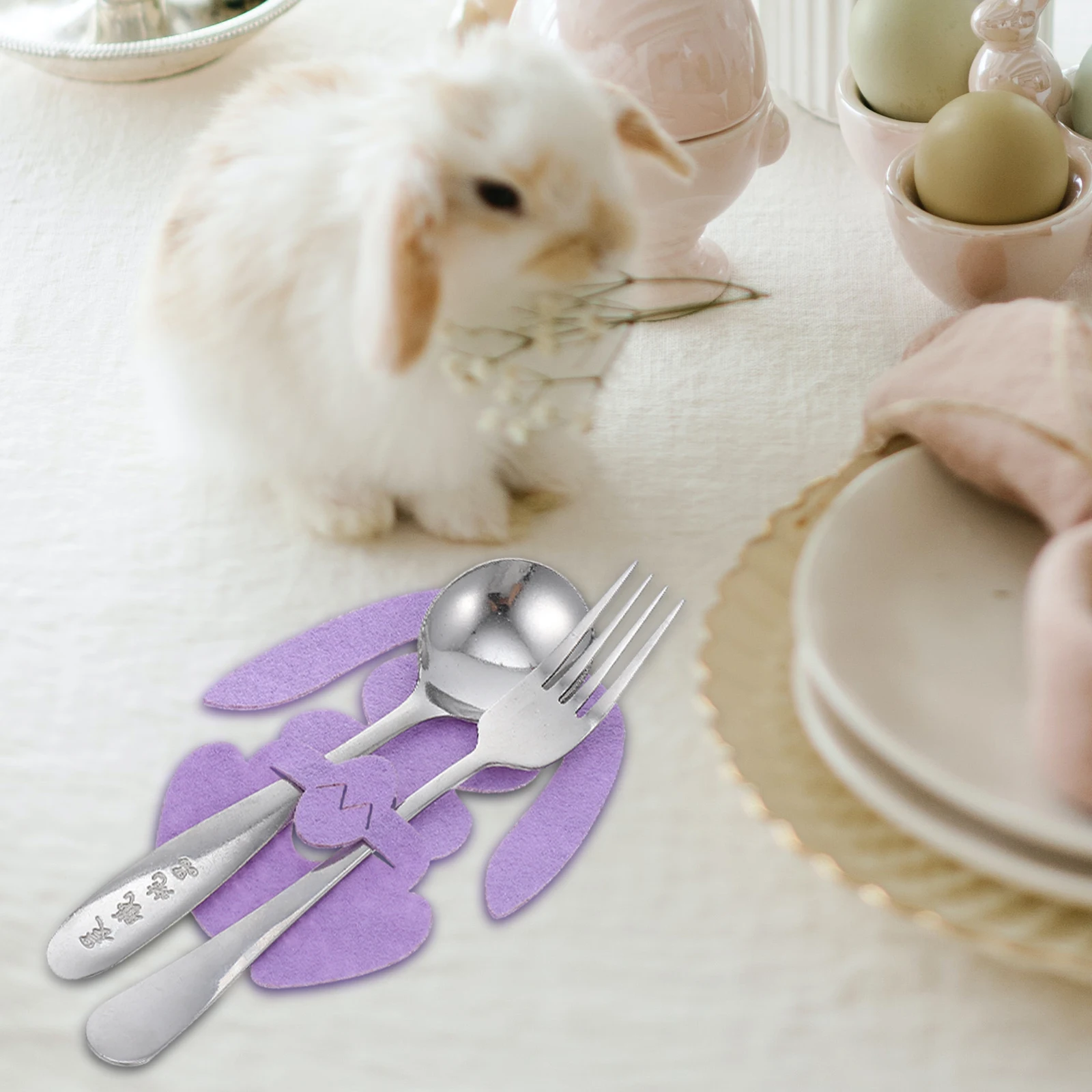 8 Pcs Cutlery Rack Rabbit Bag Newborn Holder Fork Non-woven Fabric Tableware Pocket Cute Utensil
8 Pcs Cutlery Rack Rabbit Bag Newborn Holder Fork Non-woven Fabric Tableware Pocket Cute Utensil