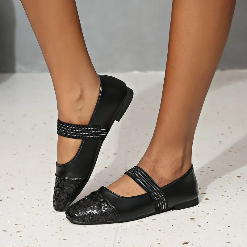 2025 High Quality Ladies Shoes Slip on Women's Flats Fashion Sequins Daily Flats Women Hot Sale Plus Size Flat Low Heels Zapatos
2025 High Quality Ladies Shoes Slip on Women's Flats Fashion Sequins Daily Flats Women Hot Sale Plus Size Flat Low Heels Zapatos