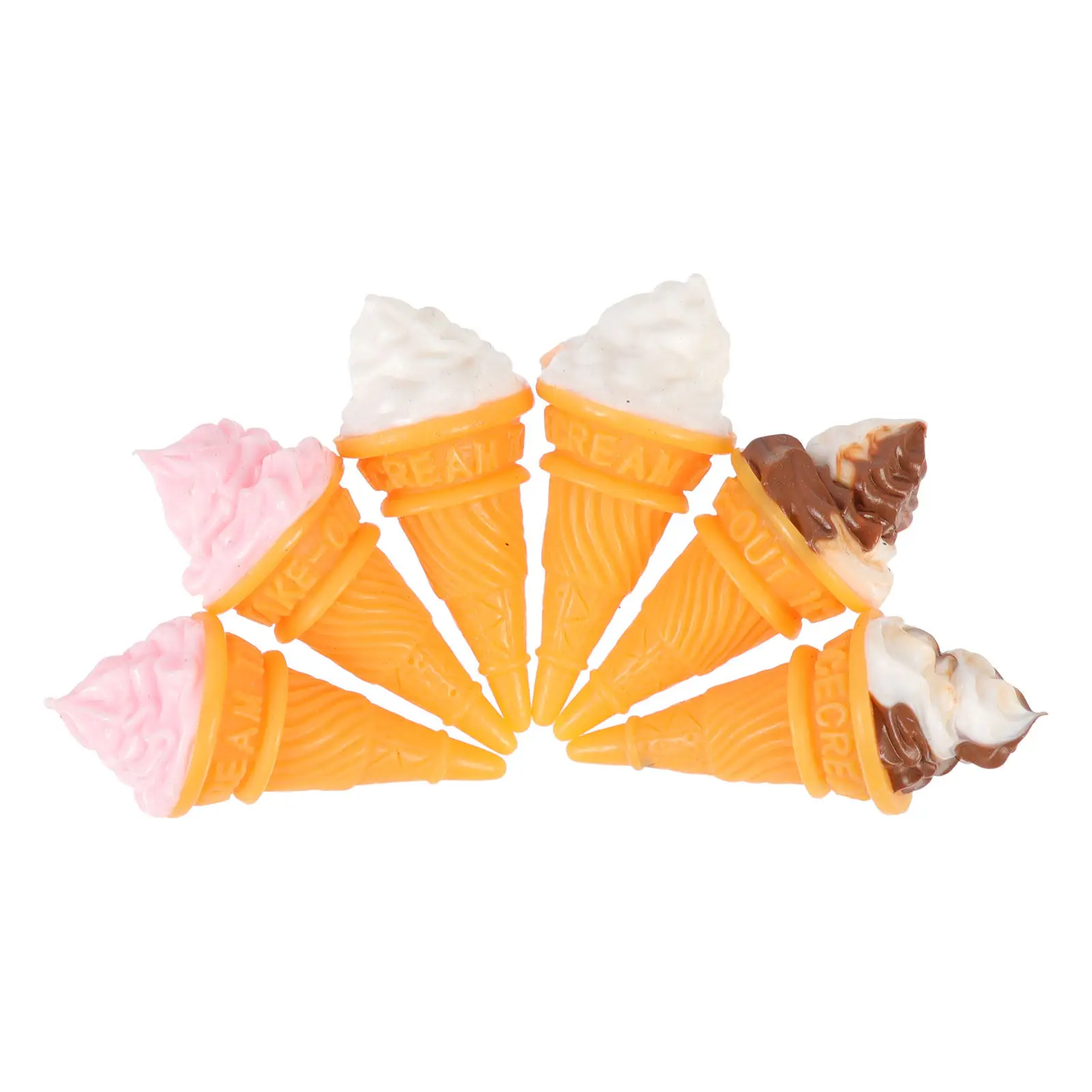 6Pcs Decorative Miniature Resin Ice Creams Tiny Wear-Resistant Ice Cream Cones Mini House Accessories Lovely Kids Mini Decor
6Pcs Decorative Miniature Resin Ice Creams Tiny Wear-Resistant Ice Cream Cones Mini House Accessories Lovely Kids Mini Decor