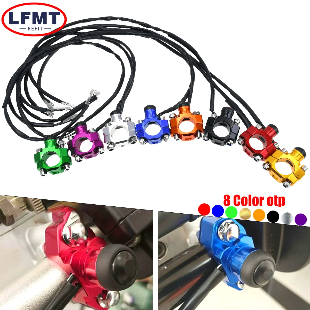 Motorcycle Universal CNC Aluminum Start Kill Switch Engine ON OFF Button For KTM Yamaha Kawasaki Honda Husqvarna Etc Motocross
Motorcycle Universal CNC Aluminum Start Kill Switch Engine ON OFF Button For KTM Yamaha Kawasaki Honda Husqvarna Etc Motocross