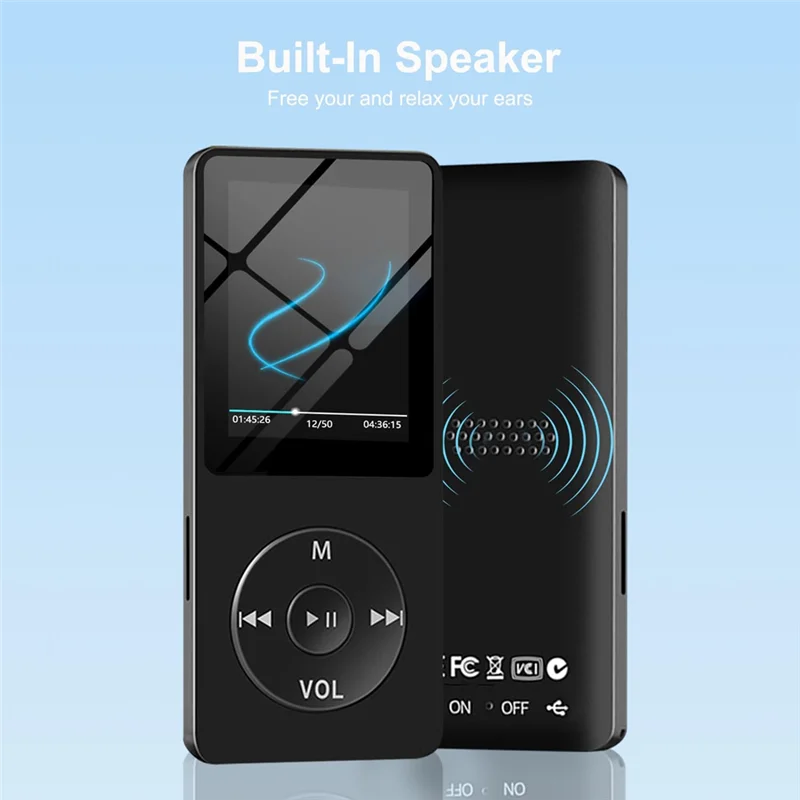 A25R-MP3 Music Player With Bluetooth 5.0,Portable Hifi Music Player /Video/Photo Viewer/E-Book Player For Kids
A25R-MP3 Music Player With Bluetooth 5.0,Portable Hifi Music Player /Video/Photo Viewer/E-Book Player For Kids