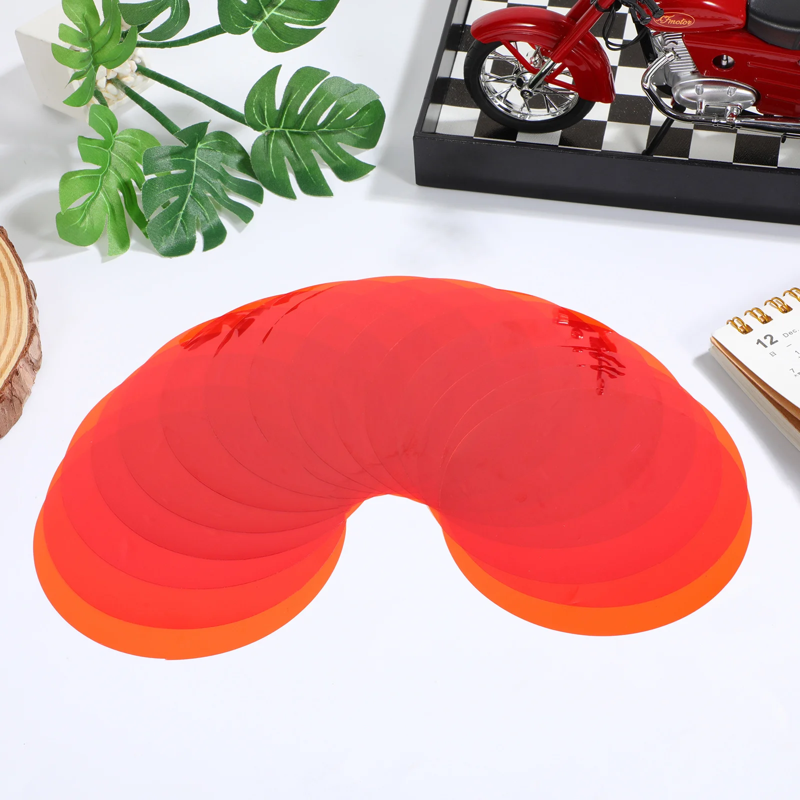 15Pcs Colored Light Correction Film Round Transparent Lamp Filter Sheets Headlight Color Gel for Ambient Lighting
15Pcs Colored Light Correction Film Round Transparent Lamp Filter Sheets Headlight Color Gel for Ambient Lighting