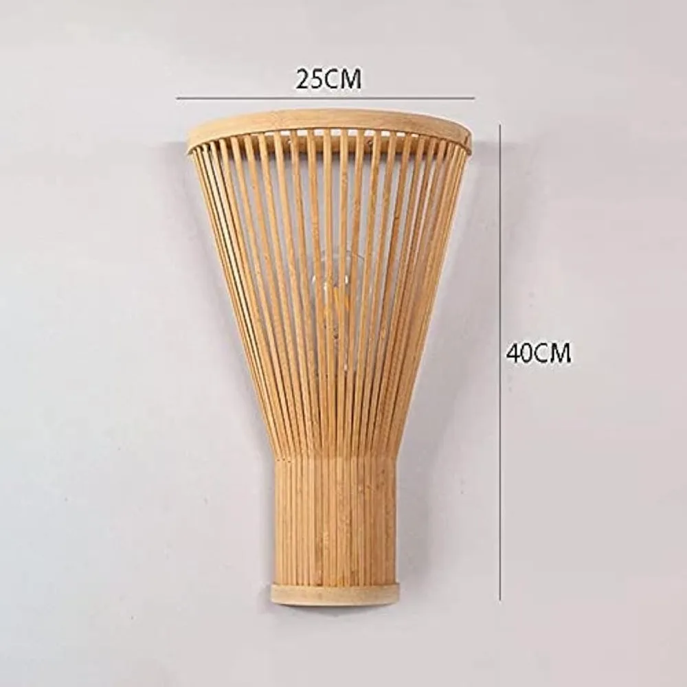 Bamboo Basket Wall Lamp Japanese Style Wall Sconce Lighting Fitting E27 Wall Mounted Lights for Bedroom Living Room Restaurant
Bamboo Basket Wall Lamp Japanese Style Wall Sconce Lighting Fitting E27 Wall Mounted Lights for Bedroom Living Room Restaurant