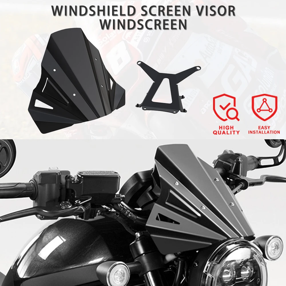 Motorcycle Windshield Windscreen Aluminum Wind Shield Deflectore FOR HONDA REBEL CMX1100 CMX 1100 2021 2022 2023
Motorcycle Windshield Windscreen Aluminum Wind Shield Deflectore FOR HONDA REBEL CMX1100 CMX 1100 2021 2022 2023