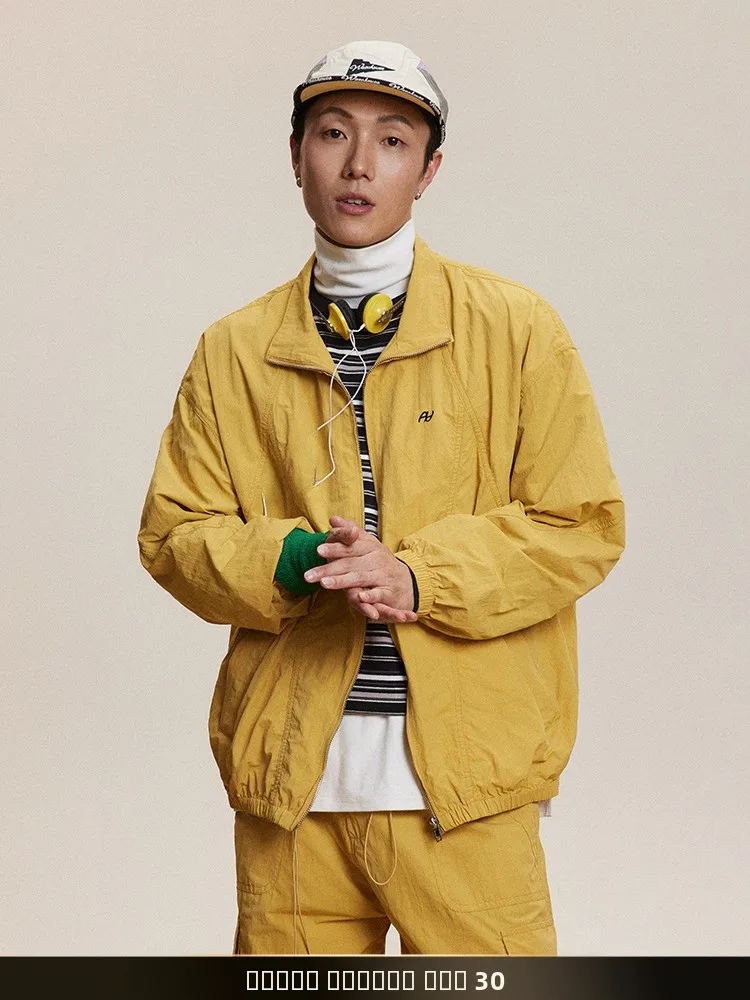 NTED American Retro Pure Color Simple Stand Collar Long Sve Jaet Men's Outdoor Casual Sports Sle Couple Coat
NTED American Retro Pure Color Simple Stand Collar Long Sve Jaet Men's Outdoor Casual Sports Sle Couple Coat