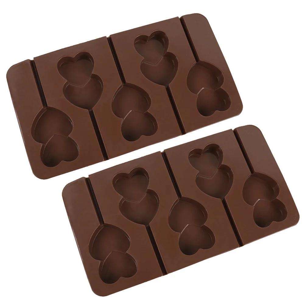 2 Pcs Heart Shaped Cookie Silicone Mold Lollipop Baking Chocolate Candy DIY Valentine Kitchen Tools Party Supplies Soap
2 Pcs Heart Shaped Cookie Silicone Mold Lollipop Baking Chocolate Candy DIY Valentine Kitchen Tools Party Supplies Soap