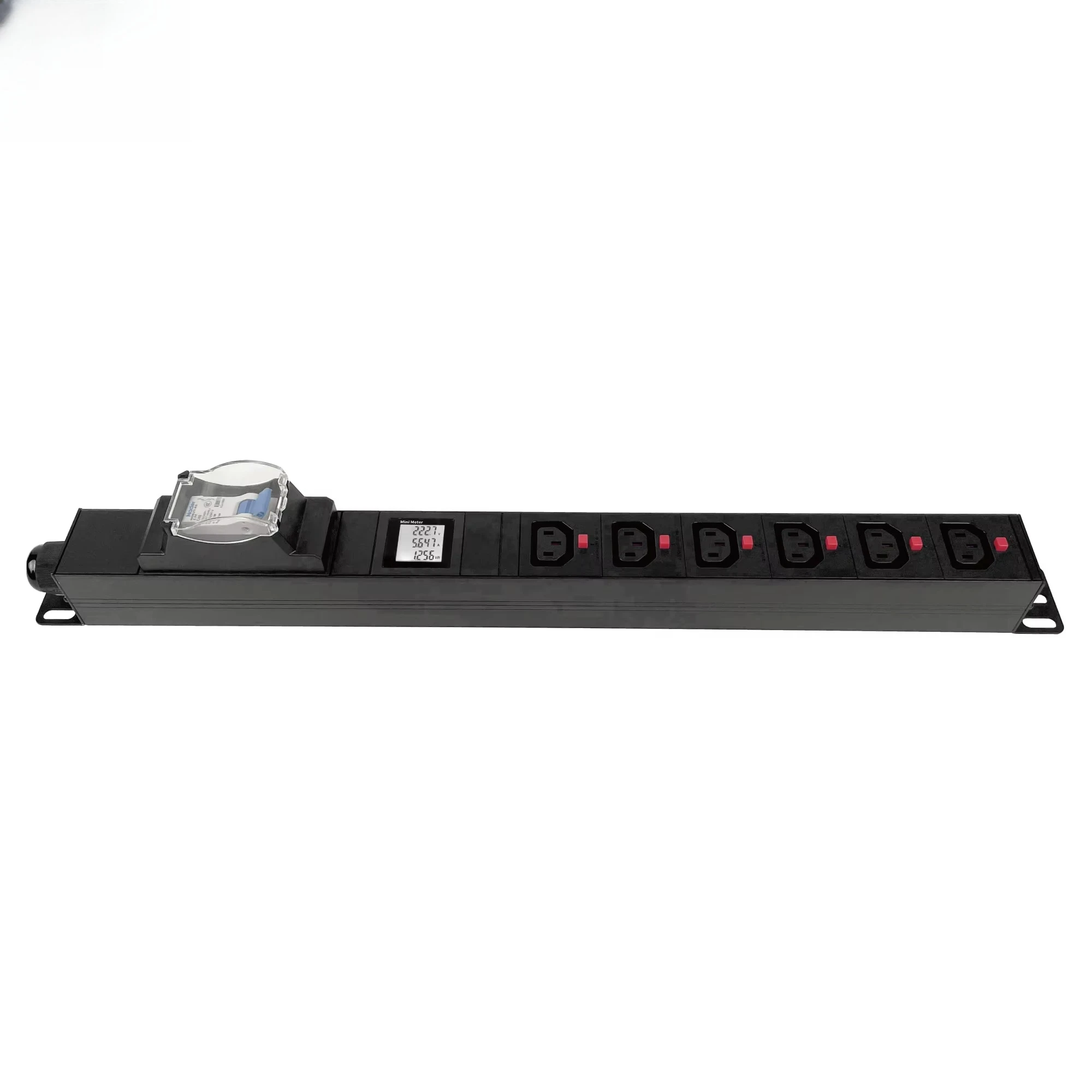 6-Port C13 power distributor, 15A/10A per port, ETL CE RoHS certified
6-Port C13 power distributor, 15A/10A per port, ETL CE RoHS certified