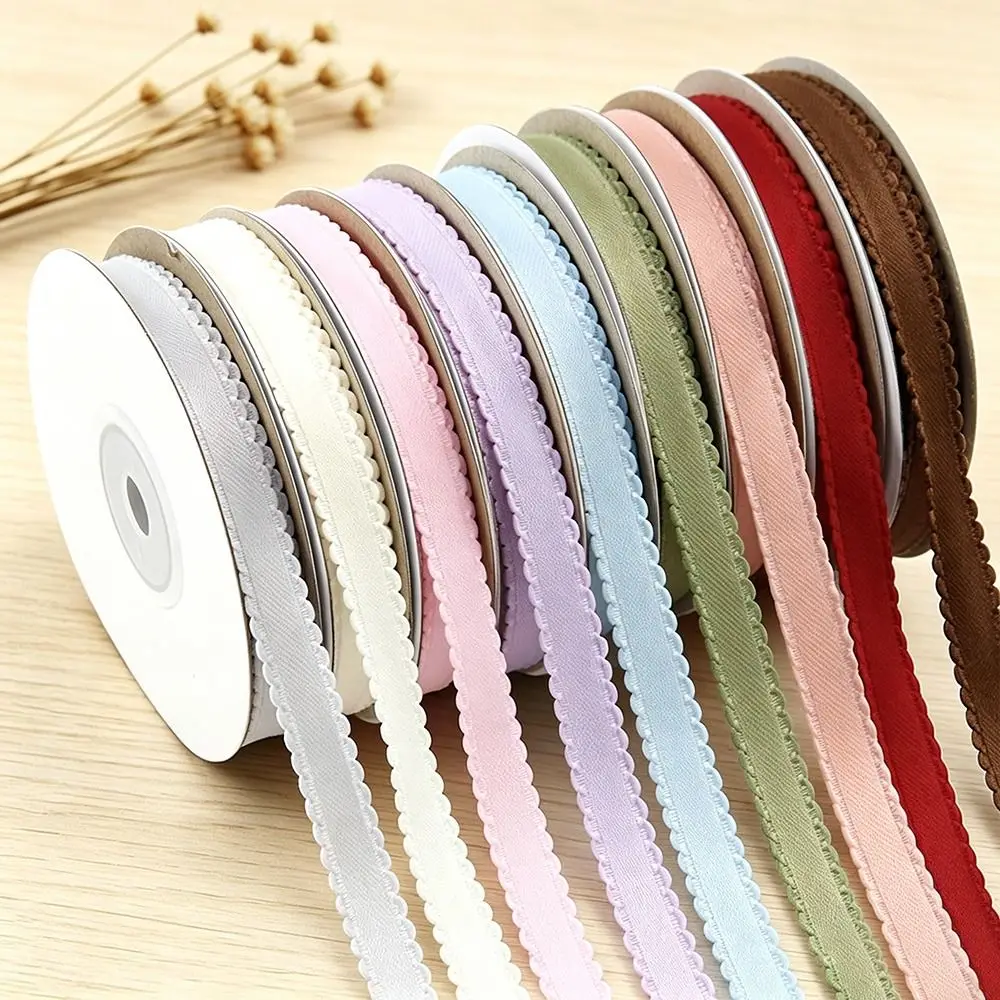 DIY Craft Satin Ribbon Double Face Solid Color Decorative Ribbon Bubble Edge Easy to Cut Wavy Edge Ribbon Flower Bouquet Packing
DIY Craft Satin Ribbon Double Face Solid Color Decorative Ribbon Bubble Edge Easy to Cut Wavy Edge Ribbon Flower Bouquet Packing