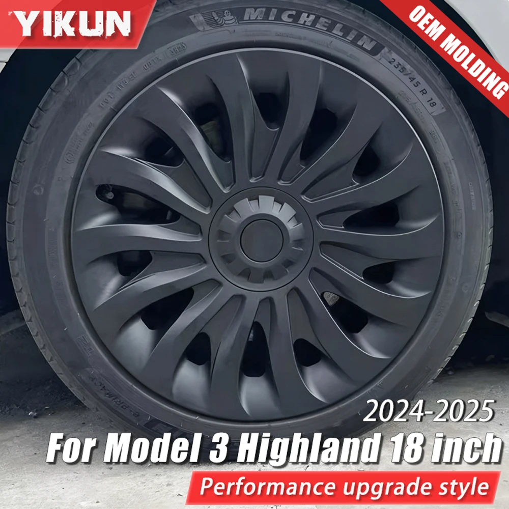 4PCS HubCap Car for Tesla Model 3 Highland 18 Inch Performance Full Rim Cover Wheel Cap 2025 Accessories Wheel Cover Wheel Parts
4PCS HubCap Car for Tesla Model 3 Highland 18 Inch Performance Full Rim Cover Wheel Cap 2025 Accessories Wheel Cover Wheel Parts
