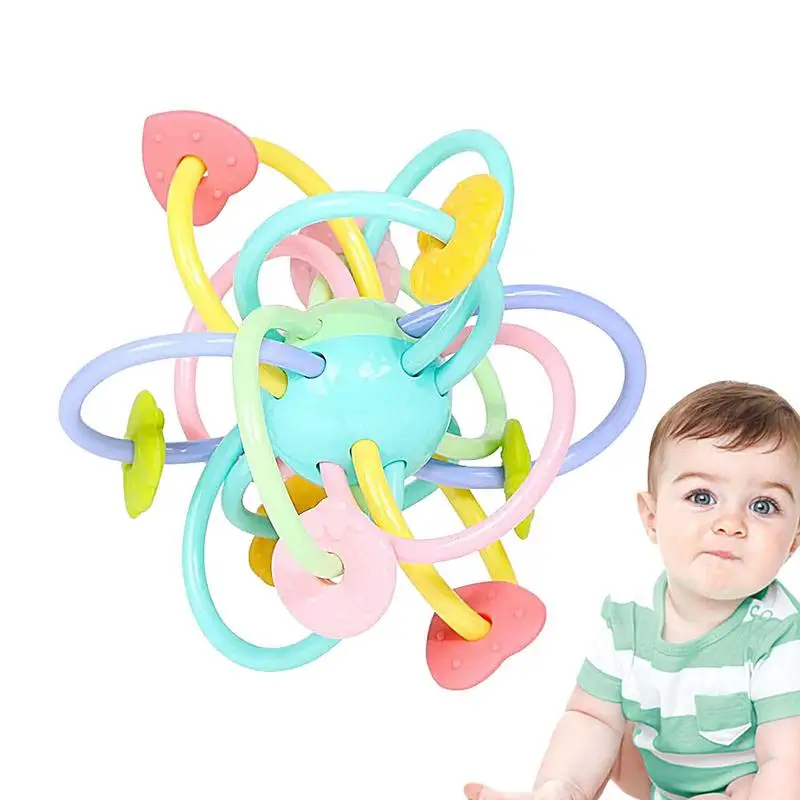 Sensory Teething Toys Montessori Toys For Kids Rattle Ball For Teething Relief Grasping Toy durable Colorful Sensory Ball Toys
Sensory Teething Toys Montessori Toys For Kids Rattle Ball For Teething Relief Grasping Toy durable Colorful Sensory Ball Toys