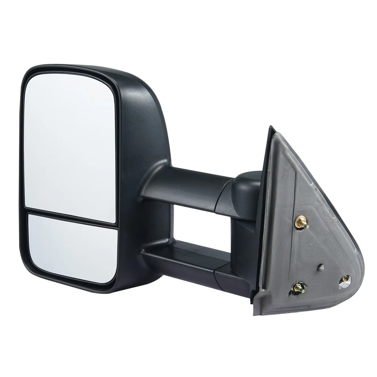 "VEVOR Towing Mirrors – Manual Telescopic Pair for 1999-2007 Silverado/GMC (4-Way Adjustable, Black)." 
"VEVOR Towing Mirrors – Manual Telescopic Pair for 1999-2007 Silverado/GMC (4-Way Adjustable, Black)."
