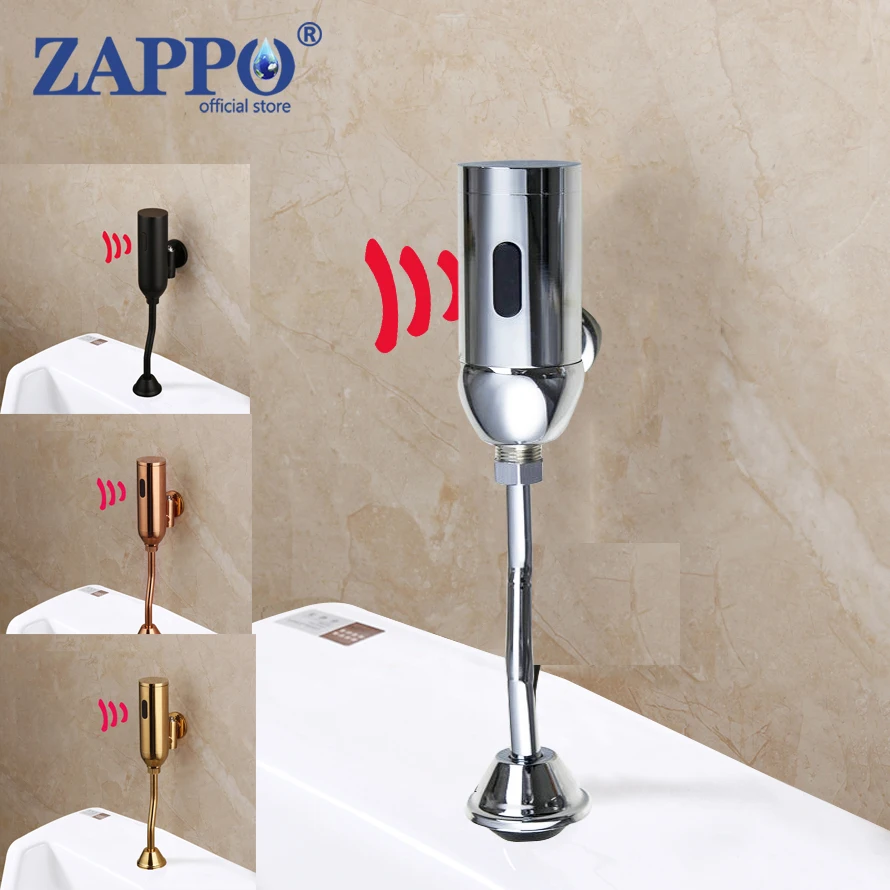 ZAPPO Urinal Bathroom Accessorie Toilet Automatic Flush Valve Sensor Urinal Wall Mounted Touch Faucet Urinal Matte Black Golden
ZAPPO Urinal Bathroom Accessorie Toilet Automatic Flush Valve Sensor Urinal Wall Mounted Touch Faucet Urinal Matte Black Golden