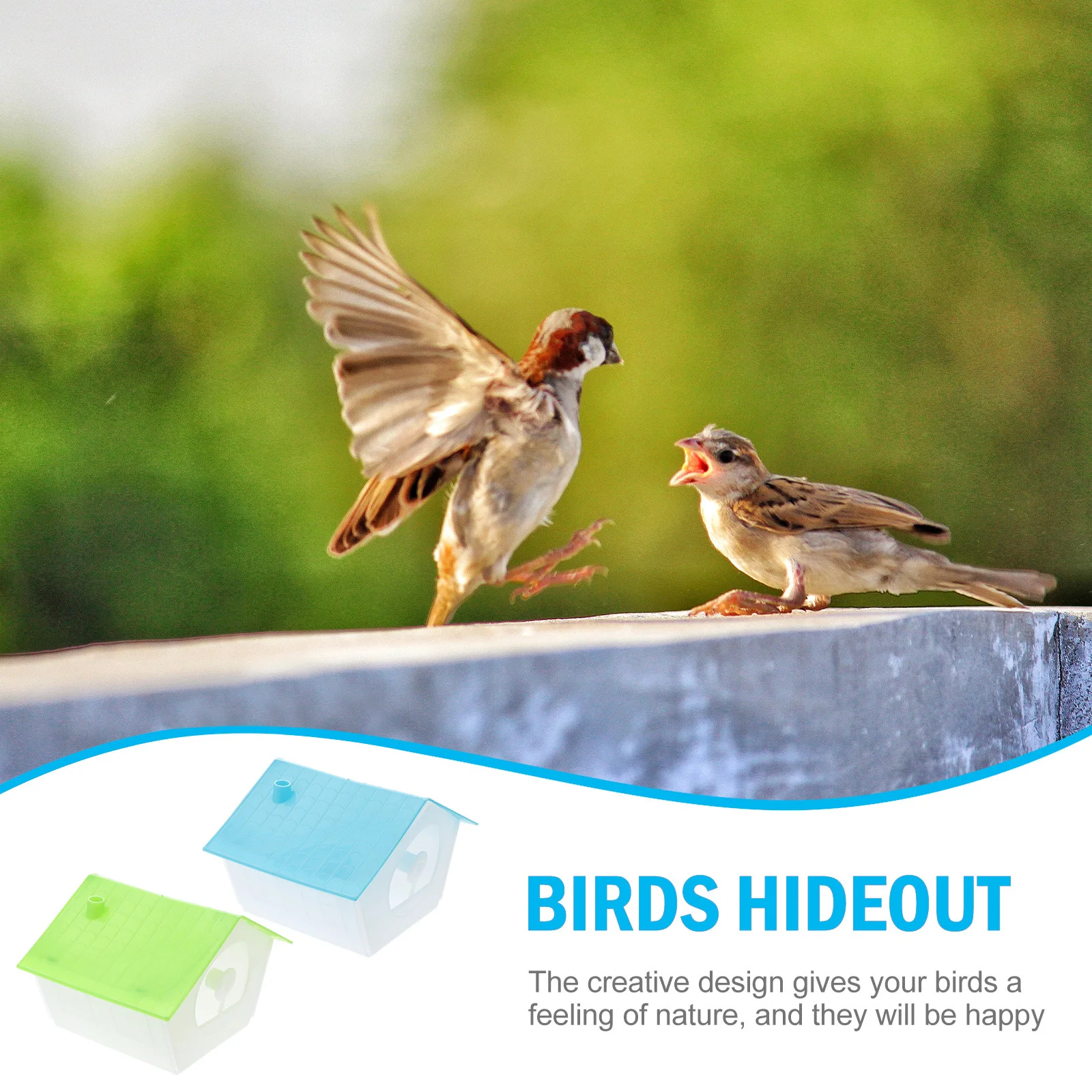 3Sets Bird Weather Resistant Garden Balcony Nesting Box Lightweight Portable Smooth Surface Bird Supplies
3Sets Bird Weather Resistant Garden Balcony Nesting Box Lightweight Portable Smooth Surface Bird Supplies