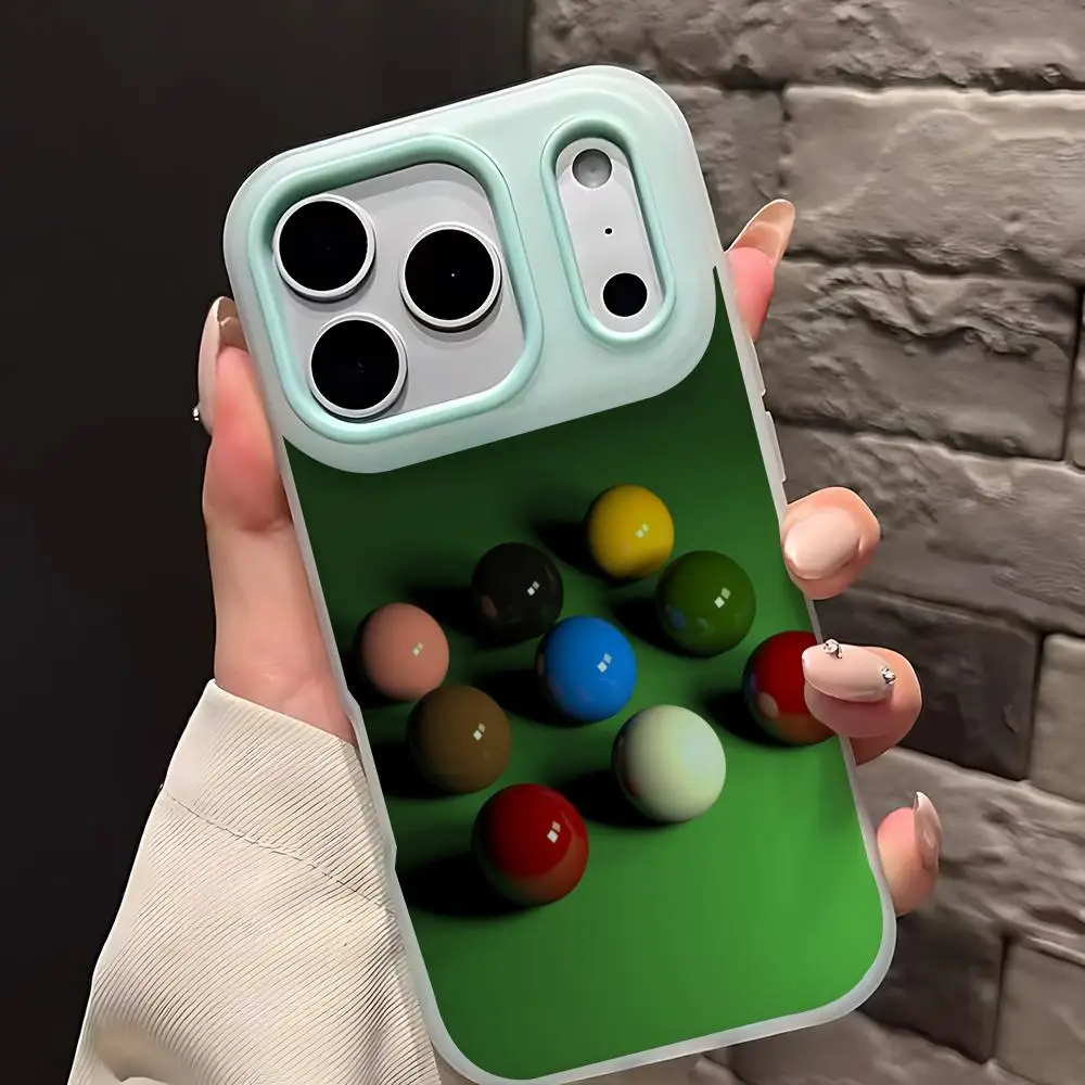 Sport s-snooker Phone Case Dual-Layer Shockproof Phone Case for iPhone17promax 16 Soft TPU Inner PC Back
Sport s-snooker Phone Case Dual-Layer Shockproof Phone Case for iPhone17promax 16 Soft TPU Inner PC Back