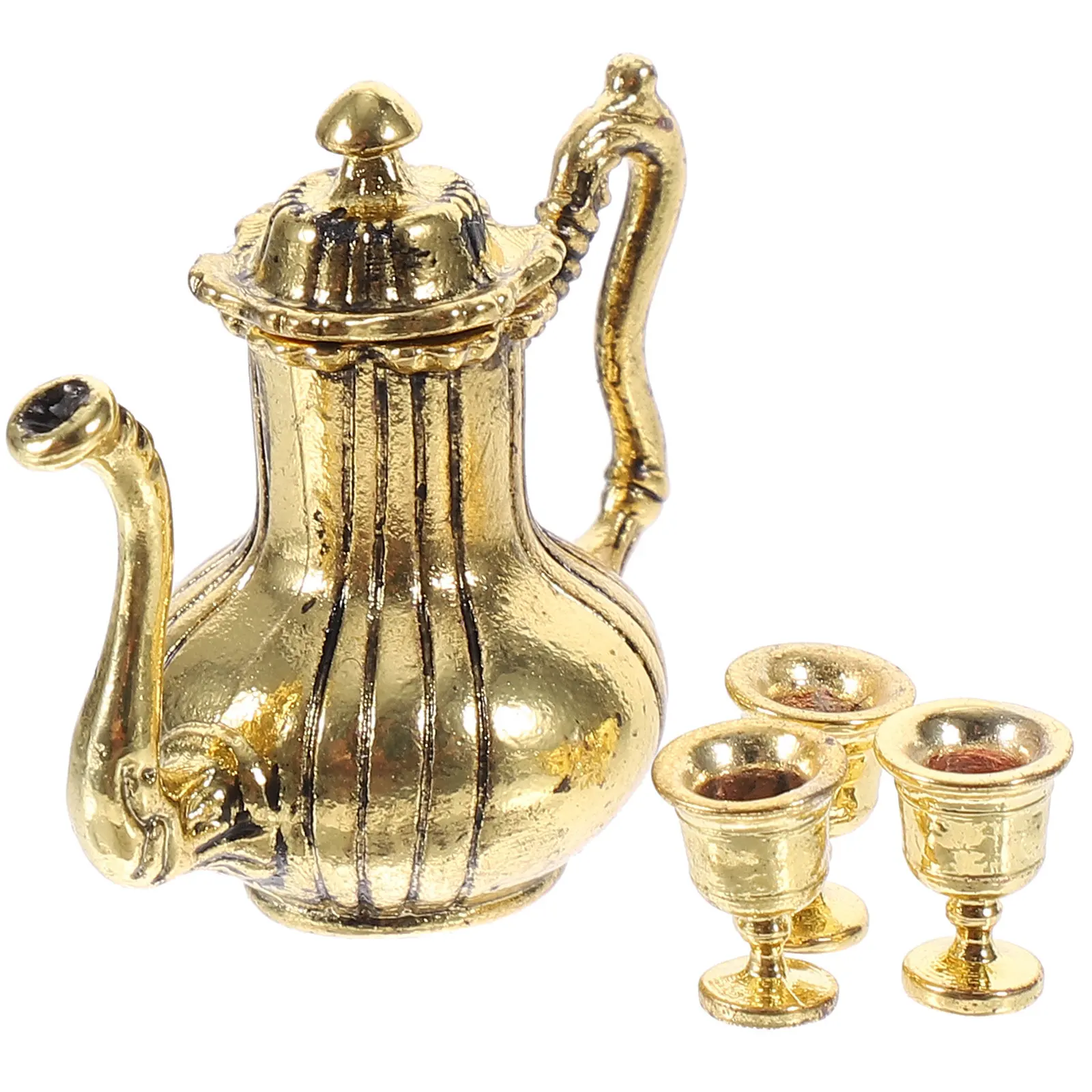 1Set Mini House Tea Pot Cup Set Metal Miniature Kitchen Accessories Color Mini Tea Set Miniature Utensils Decoration
1Set Mini House Tea Pot Cup Set Metal Miniature Kitchen Accessories Color Mini Tea Set Miniature Utensils Decoration