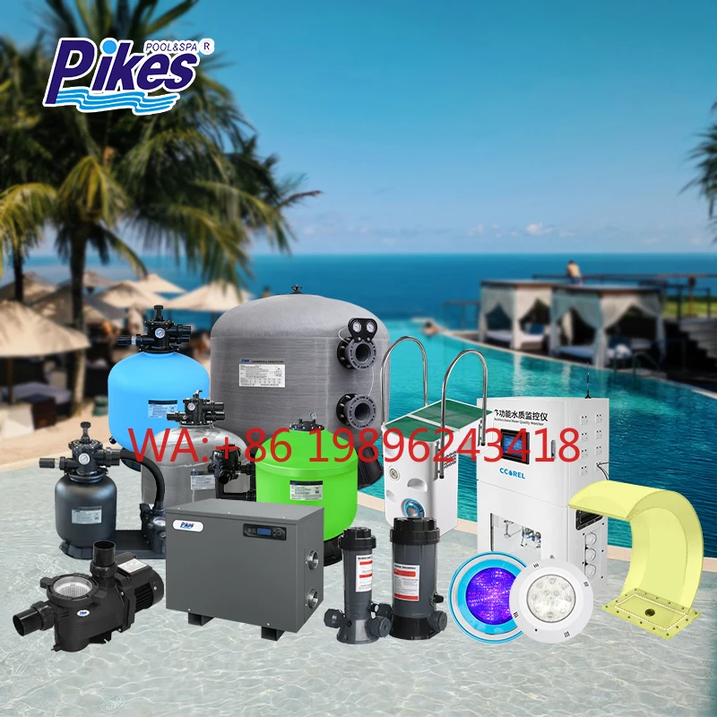 Guangzhou Pikes Full Sets Swimming Pool Equipments Filter Pump and Accessories
Guangzhou Pikes Full Sets Swimming Pool Equipments Filter Pump and Accessories