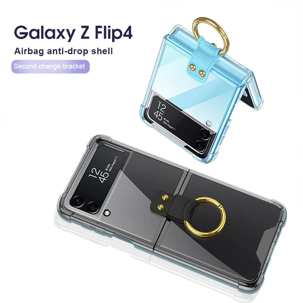 Luxury Transparent Case for Samsung Z Flip4 Case with Ring Buckle Soft Clear Shockproof Shell for Galaxy Z Flip 4 Case
Luxury Transparent Case for Samsung Z Flip4 Case with Ring Buckle Soft Clear Shockproof Shell for Galaxy Z Flip 4 Case
