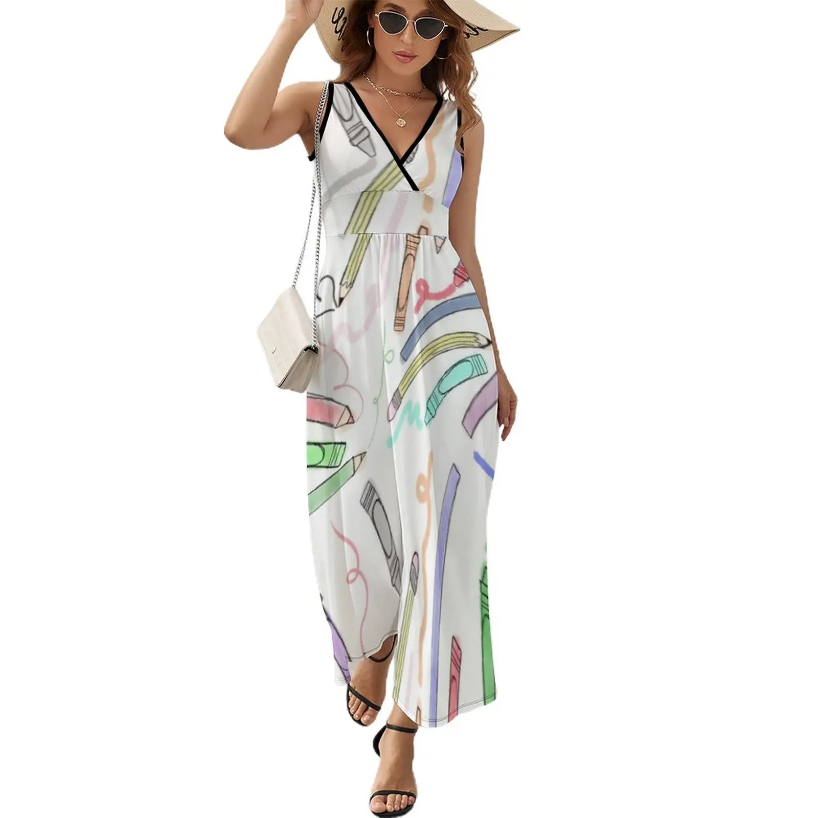 Crayons & Color Pencils Sleeveless Dress Party dresses women's summer jumpsuit evening dress
Crayons & Color Pencils Sleeveless Dress Party dresses women's summer jumpsuit evening dress