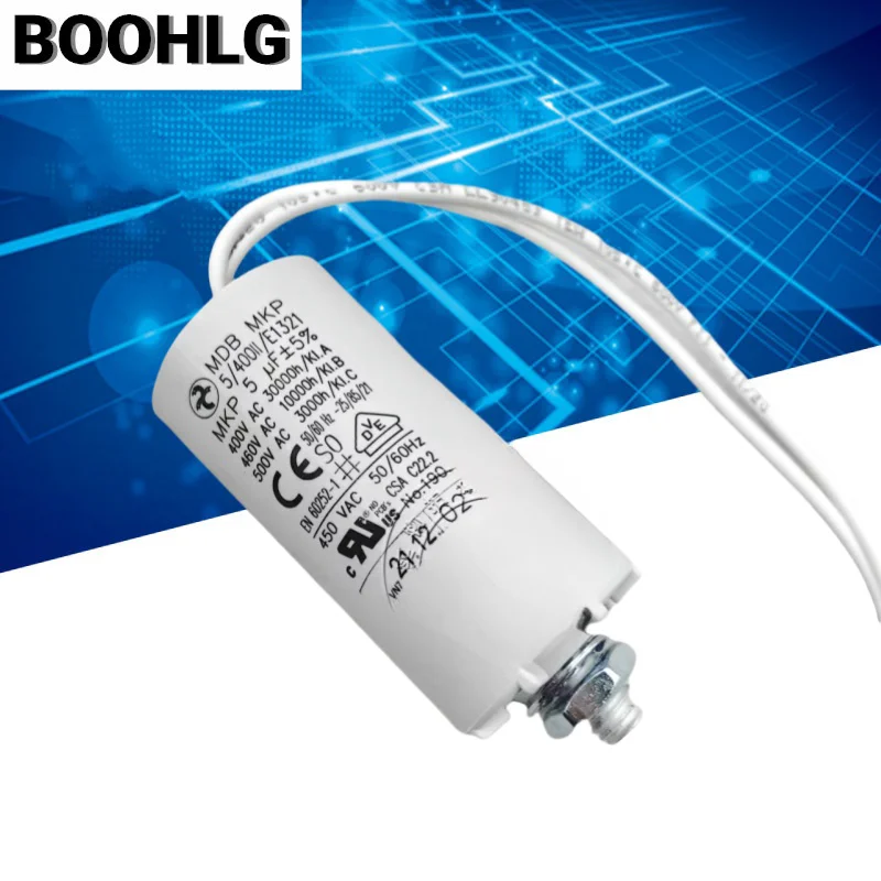 1PCS AC fan starting capacitor MDB MKP 5/400II/E1321 MKP 5UF 420V
1PCS AC fan starting capacitor MDB MKP 5/400II/E1321 MKP 5UF 420V