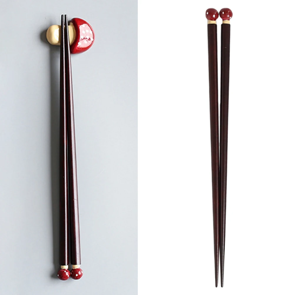 1 Pair of Japanese Style Vegetables and Fruits Chopsticks Reusable Solid Wood Chopsticks for Home (Red Mushroom)
1 Pair of Japanese Style Vegetables and Fruits Chopsticks Reusable Solid Wood Chopsticks for Home (Red Mushroom)