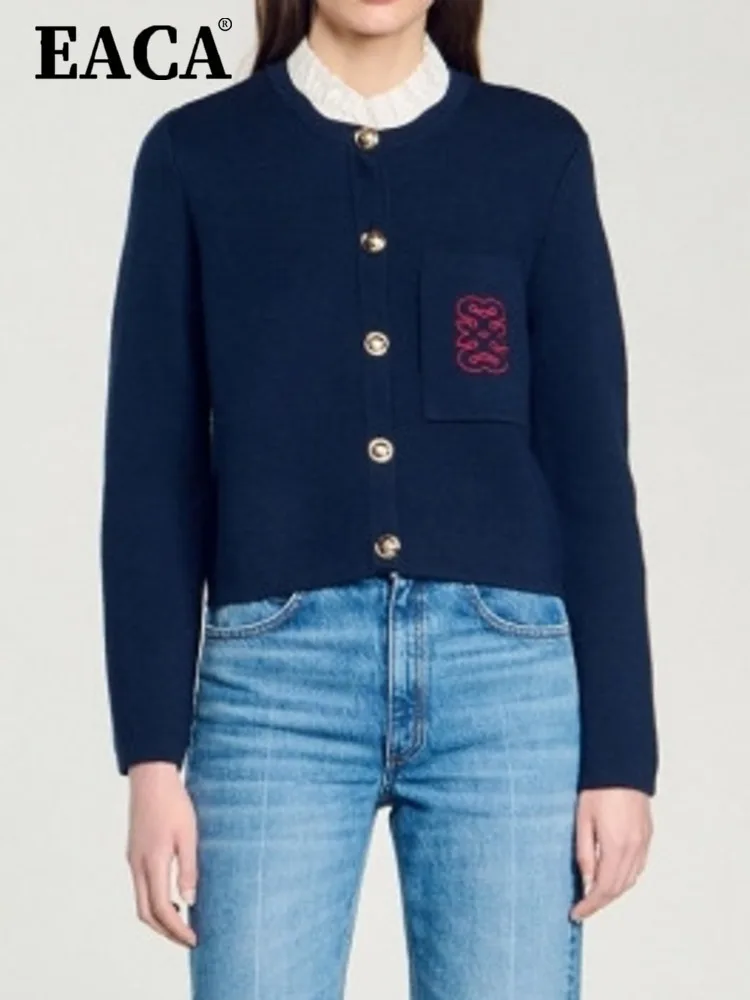 EACA Solid Color Versatile 2024 Spring And Autumn New Women's Temperament Simple And Detachable Lace Collar Knitted Short Jacket
EACA Solid Color Versatile 2024 Spring And Autumn New Women's Temperament Simple And Detachable Lace Collar Knitted Short Jacket