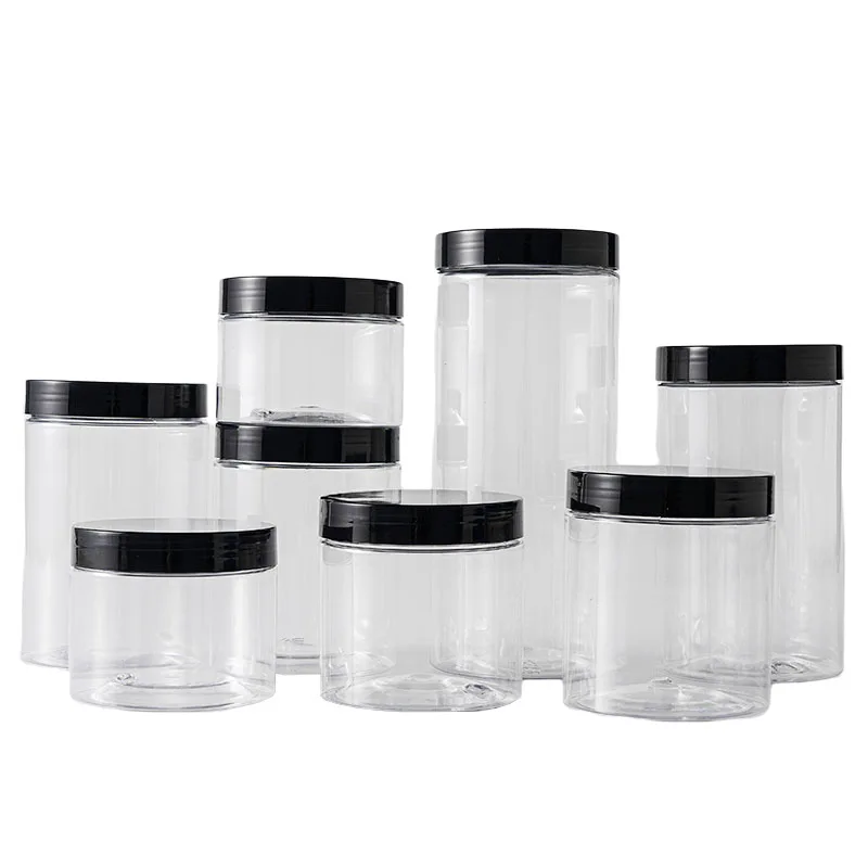 20pcs Clear PET Plastic Jars 150ml 200ml 250ml Transparent Empty Cosmetic Mask Cream Wax Packaging Containers Pots with Lids
20pcs Clear PET Plastic Jars 150ml 200ml 250ml Transparent Empty Cosmetic Mask Cream Wax Packaging Containers Pots with Lids