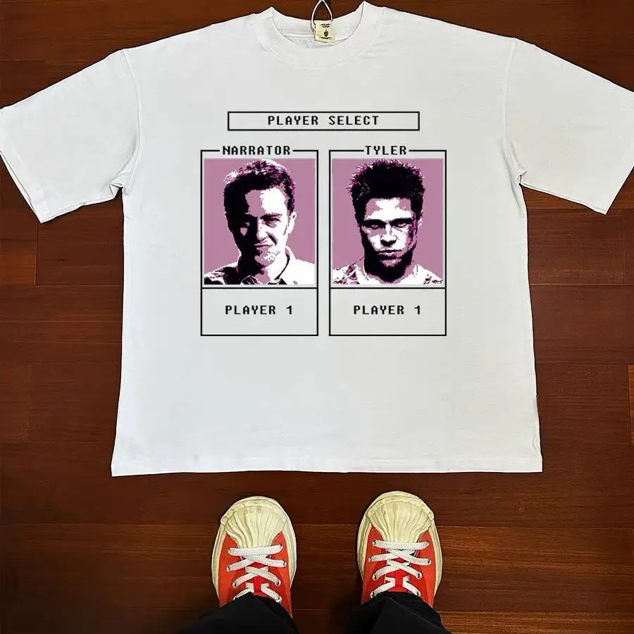 Fight Club, a classic inspirational film, American boxing, retro pure cotton
Fight Club, a classic inspirational film, American boxing, retro pure cotton