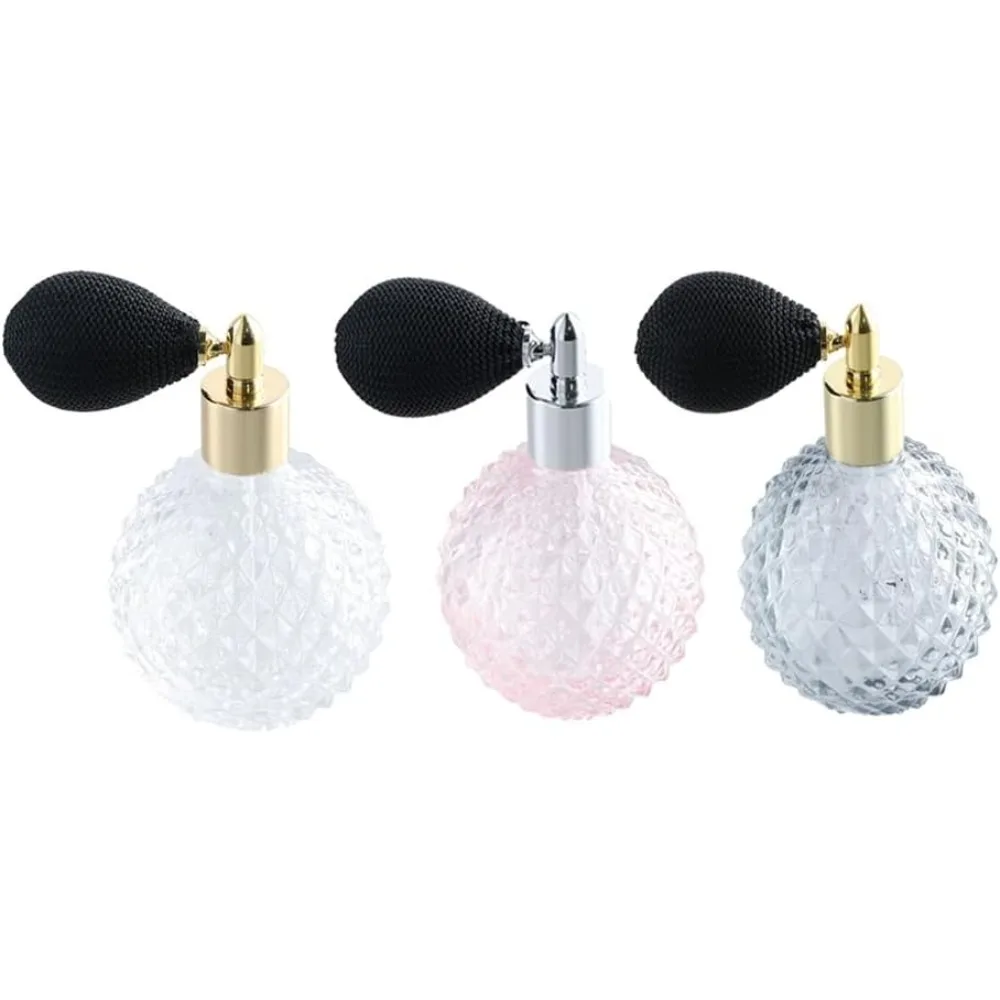 100ml Vintage Crystal Glass Premium Perfume Spray Bottle Empty Air Bag Perfume Atomizer Bottle Refillable Cosmetic Spray Bottles
100ml Vintage Crystal Glass Premium Perfume Spray Bottle Empty Air Bag Perfume Atomizer Bottle Refillable Cosmetic Spray Bottles
