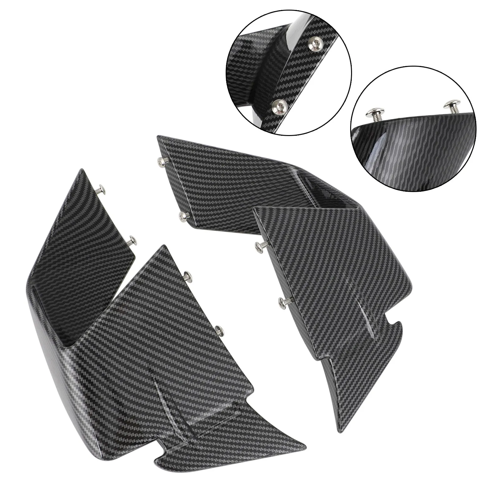 Carbon Fiber Color Front Spoiler Wind Winglets Fairing For BMW S1000RR 2019-2022
Carbon Fiber Color Front Spoiler Wind Winglets Fairing For BMW S1000RR 2019-2022