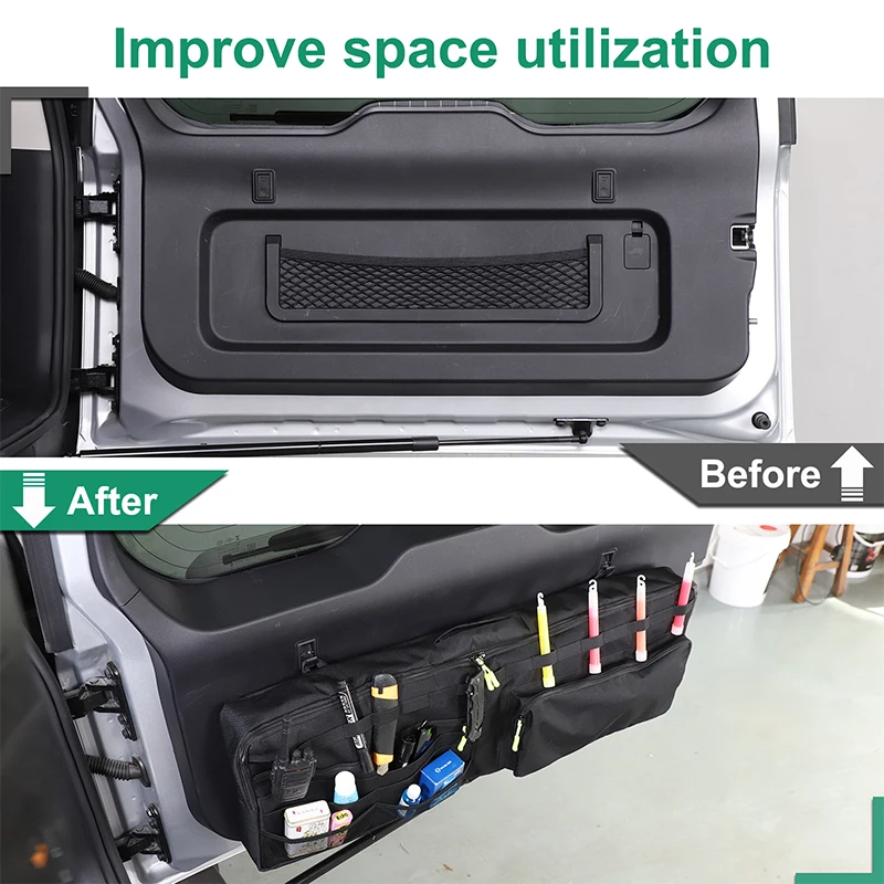 Oxford Cloth Car Tailgate Expansion Tactical Storage Bag Interior Accessories Suitable for Chery iCAUR 03/Jaecoo J6 2024+
Oxford Cloth Car Tailgate Expansion Tactical Storage Bag Interior Accessories Suitable for Chery iCAUR 03/Jaecoo J6 2024+
