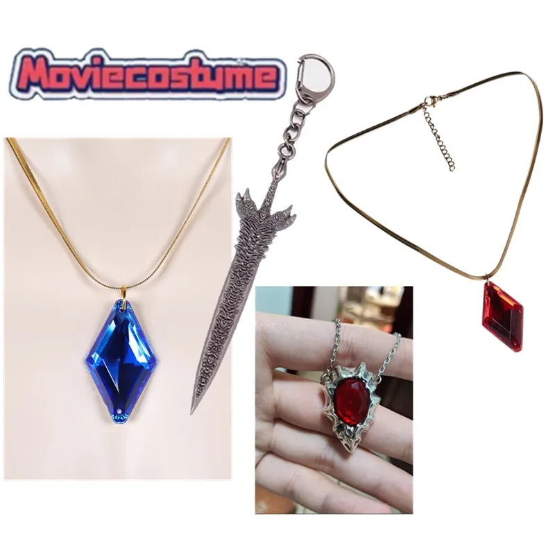 Dante Cosplay Necklace Pendant DMC Rebellion Keychain Magic Sword Key Chian Keyrings Halloween Carnival Costume Accessories
Dante Cosplay Necklace Pendant DMC Rebellion Keychain Magic Sword Key Chian Keyrings Halloween Carnival Costume Accessories