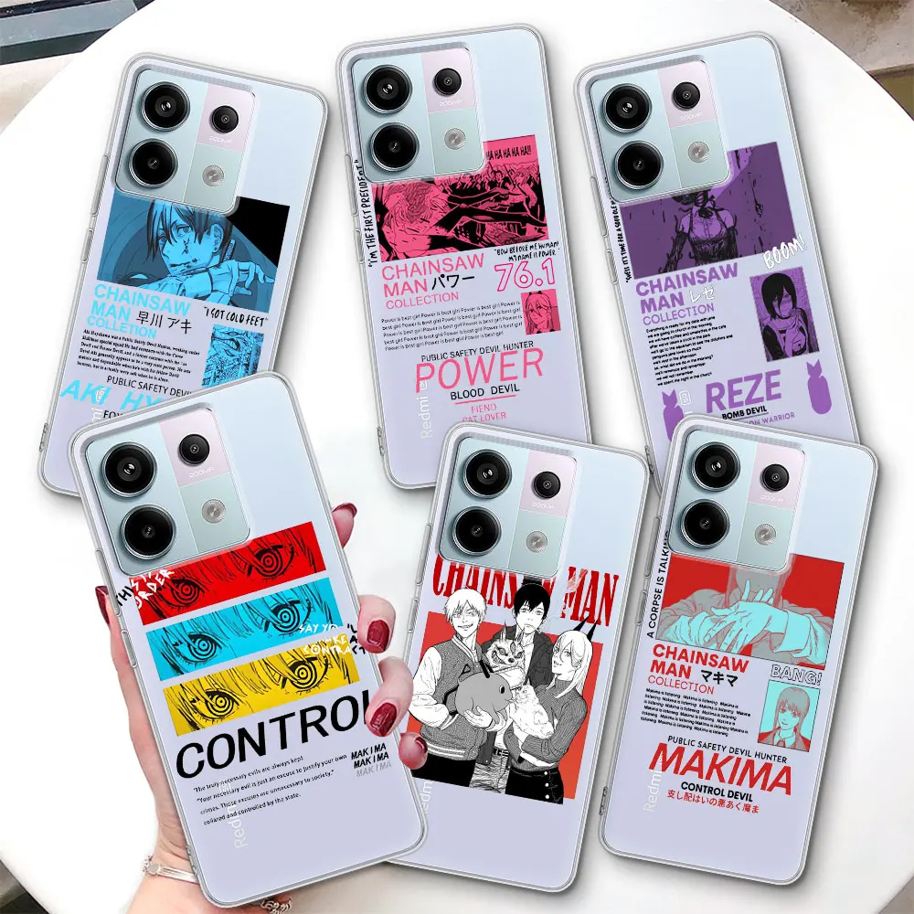 Чехол с рисунком аниме «Человек бензопилы» для Xiaomi Redmi Note 14 10 11 11S 13 9 12 Pro Plus 13R 11T 11E 10S 8 9S, прозрачный чехол из ТПУ для телефона
Чехол с рисунком аниме «Человек бензопилы» для Xiaomi Redmi Note 14 10 11 11S 13 9 12 Pro Plus 13R 11T 11E 10S 8 9S, прозрачный чехол из ТПУ для телефона