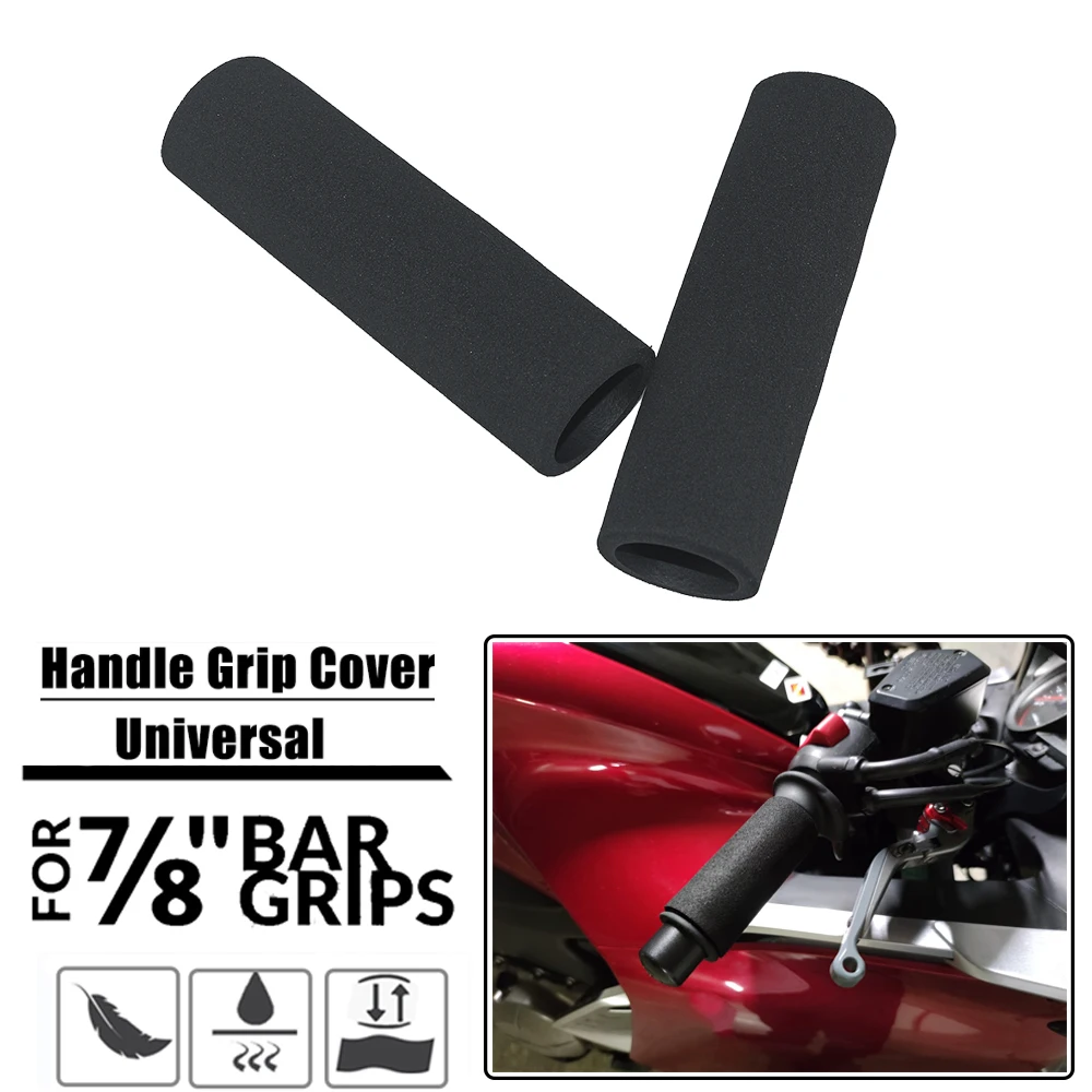For Rebel 250 500 For BMW R1250 R1300GS RT S1000XR 7/8"Universal Motorcycle Anti-slip Handlebar Protector Hand Grip Sponge Cover
For Rebel 250 500 For BMW R1250 R1300GS RT S1000XR 7/8"Universal Motorcycle Anti-slip Handlebar Protector Hand Grip Sponge Cover