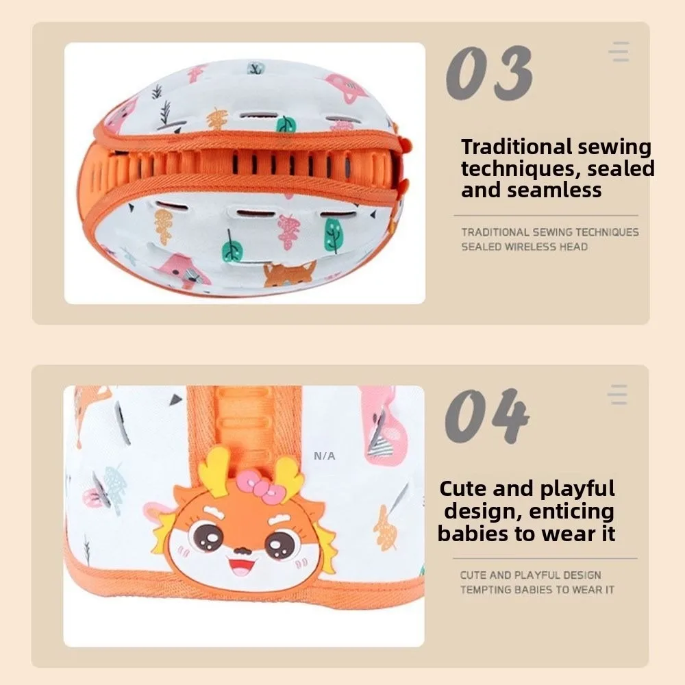 Breathable Toddler Safety Helmet Adjustable Anti-Collision Infant Head Cushion Anti-Fall Comfortable To Wear Infant Bumper Cap
Breathable Toddler Safety Helmet Adjustable Anti-Collision Infant Head Cushion Anti-Fall Comfortable To Wear Infant Bumper Cap