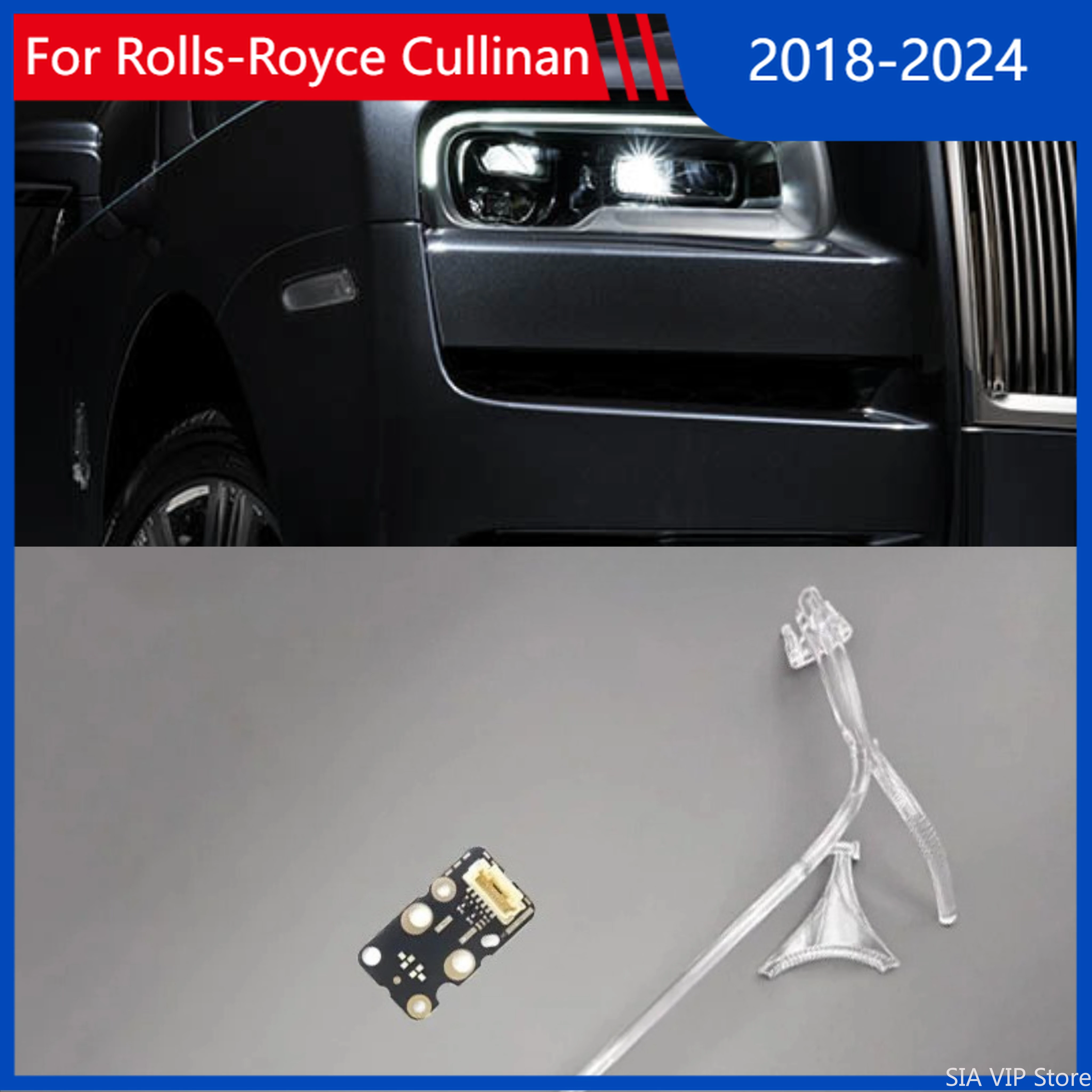 Для Rolls-Royce Cullinan 2018-2024: Чип для белых дневных ходовых огней (DRL) Angel Eye, трубка, балласт, чип для автомобильных фар
Для Rolls-Royce Cullinan 2018-2024: Чип для белых дневных ходовых огней (DRL) Angel Eye, трубка, балласт, чип для автомобильных фар