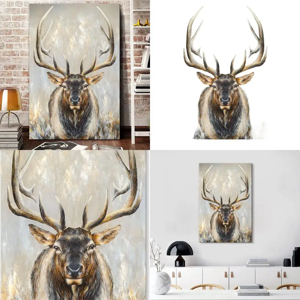 Абстрактные произведения искусства лося - большой винтажный холст с изображением лося и оленя для домашнего декора, 24x36
Абстрактные произведения искусства лося - большой винтажный холст с изображением лося и оленя для домашнего декора, 24x36