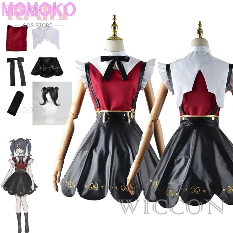 NEEDY GIRL OVERDOSE Game Rain Ame With The Red And Black JK Superchat Demon Angel Chan's Reality Sugar Suit Cosplay Costume Suit
NEEDY GIRL OVERDOSE Game Rain Ame With The Red And Black JK Superchat Demon Angel Chan's Reality Sugar Suit Cosplay Costume Suit