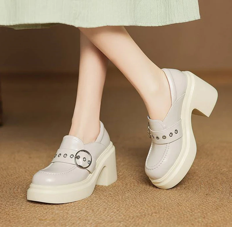 Platform Thick Bottom Increase Loafers Slip-On High Heels Shoes Luxury Casual Platform Women Pumps TE05
Platform Thick Bottom Increase Loafers Slip-On High Heels Shoes Luxury Casual Platform Women Pumps TE05