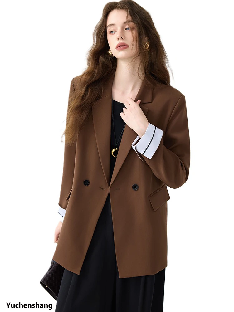 Beige Coffee Black Women's Casual Blazer Ladies Female Loose Jacket For Autumn Winter
Beige Coffee Black Women's Casual Blazer Ladies Female Loose Jacket For Autumn Winter