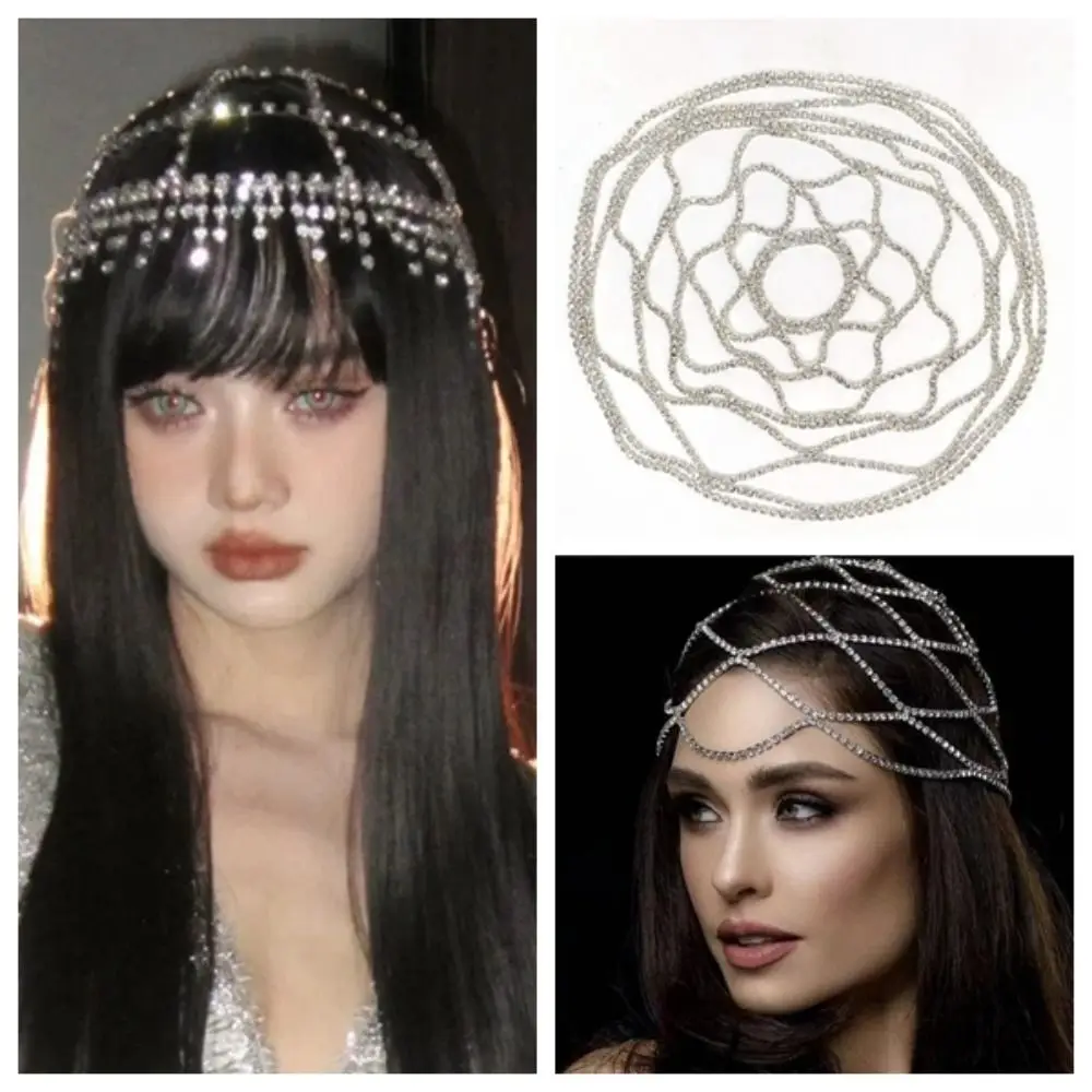 Performance Show Crystal Rhinestone Hairband Bride Wedding Luxury Starry Shiny Head Chain Mesh Tassel Boho Headband
Performance Show Crystal Rhinestone Hairband Bride Wedding Luxury Starry Shiny Head Chain Mesh Tassel Boho Headband