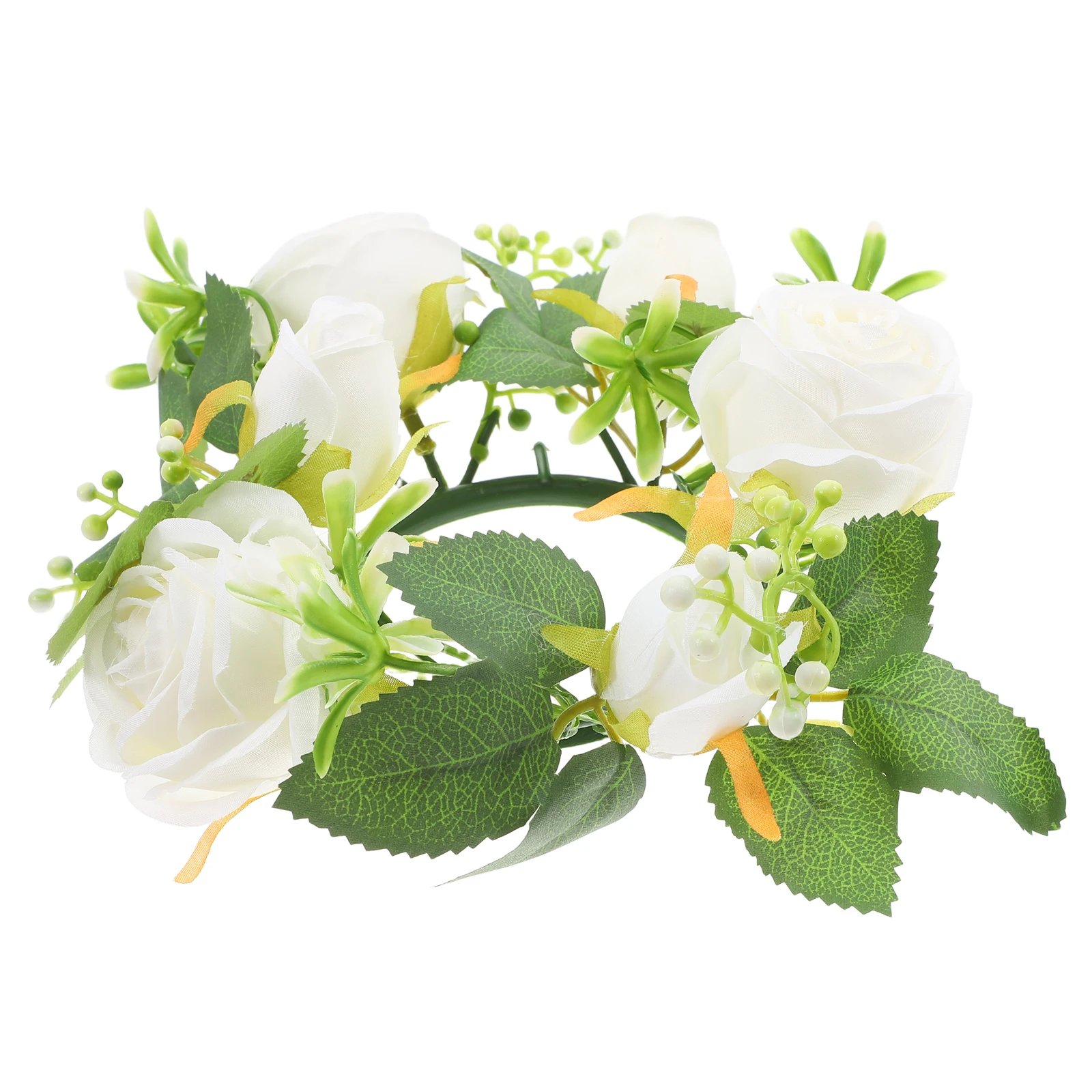 Home Decor Candlestick Garland Artificial Flowers Ring Wedding Wreath for Table with Faux Eucalyptus Leaves White Coffee
Home Decor Candlestick Garland Artificial Flowers Ring Wedding Wreath for Table with Faux Eucalyptus Leaves White Coffee