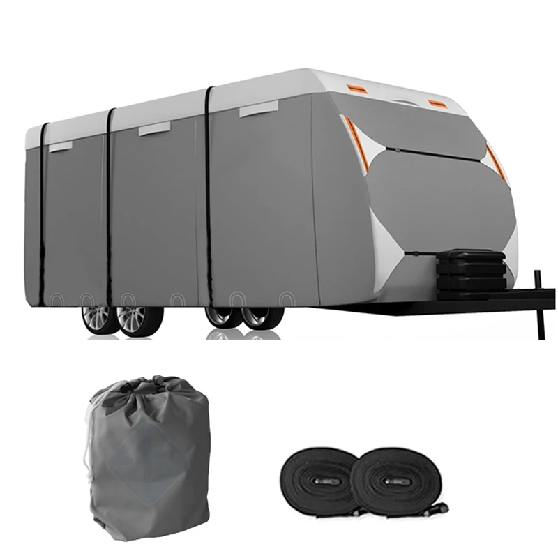 For RV High Quality Travel Trailer Cover UV Resistant Insulation Caravan Cover Waterproof Hail Protection Rv Cover
For RV High Quality Travel Trailer Cover UV Resistant Insulation Caravan Cover Waterproof Hail Protection Rv Cover