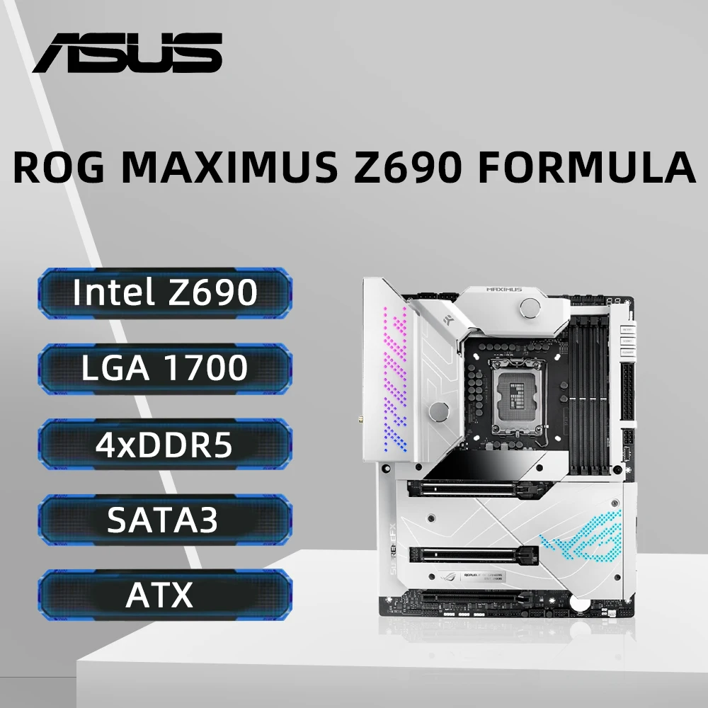 Материнская плата ASUS ROG MAXIMUS Z690 FORMULA с поддержкой 14900K 12700K 12400F 12600K 12100F CPU LGA 1700 4xDDR5 6400+(OC) M.2 HDMI ATX
Материнская плата ASUS ROG MAXIMUS Z690 FORMULA с поддержкой 14900K 12700K 12400F 12600K 12100F CPU LGA 1700 4xDDR5 6400+(OC) M.2 HDMI ATX
