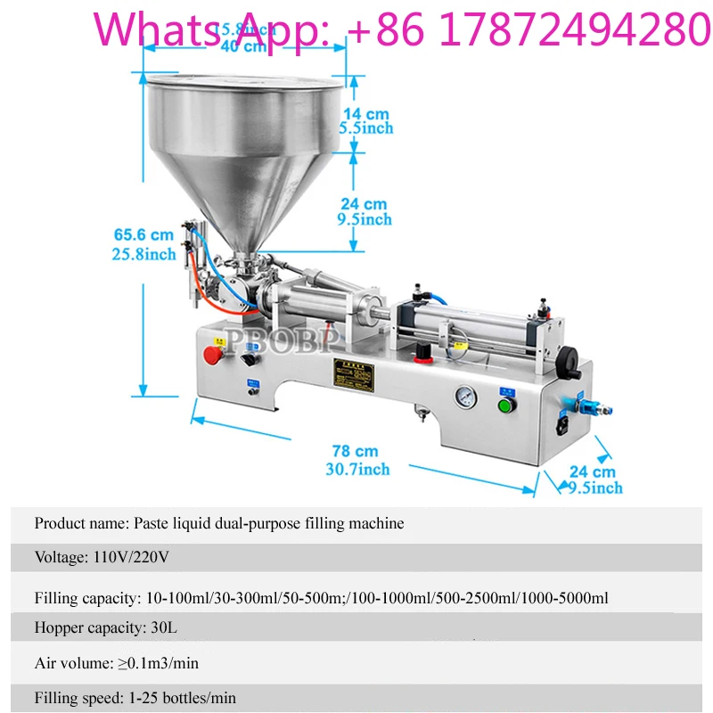 Full Pneumatic Cream Beverage Paste Liquid Filling Machine Small Quantitative High Precision Filling
Full Pneumatic Cream Beverage Paste Liquid Filling Machine Small Quantitative High Precision Filling