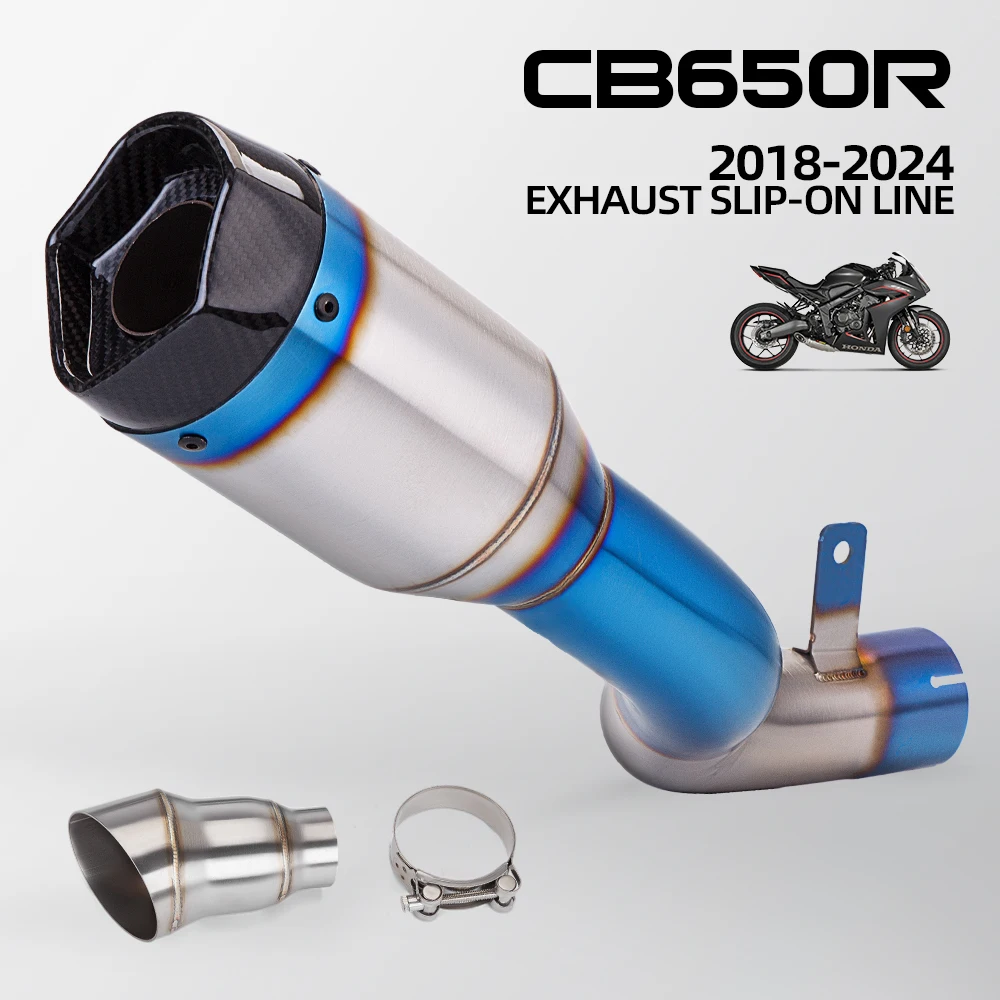 For Honda CBR650R CB650R CB/CBR 650R E-clutch 2019-2026 Motorcycle Slip on Line Exhaust Kit Middle Link Pipe Connection Muffler
For Honda CBR650R CB650R CB/CBR 650R E-clutch 2019-2026 Motorcycle Slip on Line Exhaust Kit Middle Link Pipe Connection Muffler