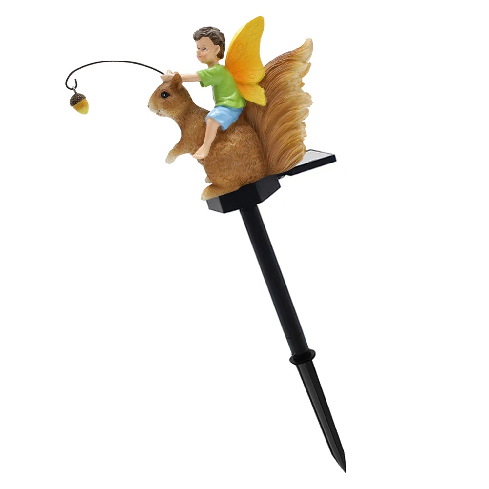 Solar Squirrel Night Lamp Resin Design Water Resistant Garden Decor Solar Powered Lawn nament Stake L Decoration
Solar Squirrel Night Lamp Resin Design Water Resistant Garden Decor Solar Powered Lawn nament Stake L Decoration