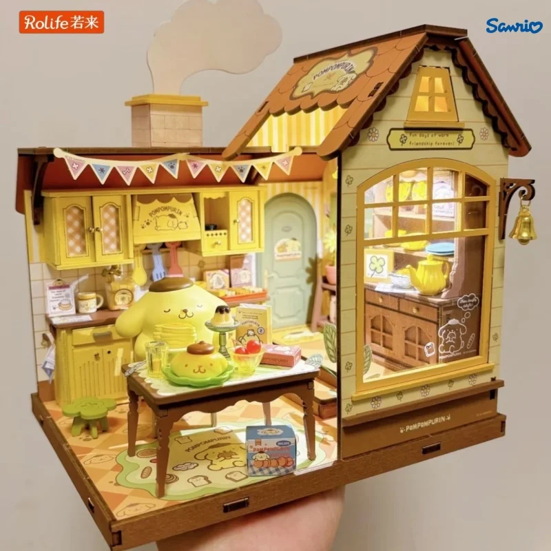 Rolife Sanrio Series Building Blocks Pompompurin's Leisurely Breakfast Assembly Model Toys Cute Desktop Ornament Gifts
Rolife Sanrio Series Building Blocks Pompompurin's Leisurely Breakfast Assembly Model Toys Cute Desktop Ornament Gifts