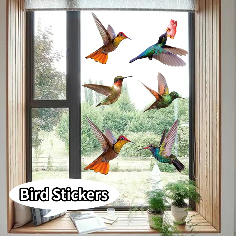 9PCS Electrostatic Hummingbird Sticker PVC Window Clings Decals Glass Film Anti-Collision Strikes For Home Decor Non Adhesive
9PCS Electrostatic Hummingbird Sticker PVC Window Clings Decals Glass Film Anti-Collision Strikes For Home Decor Non Adhesive