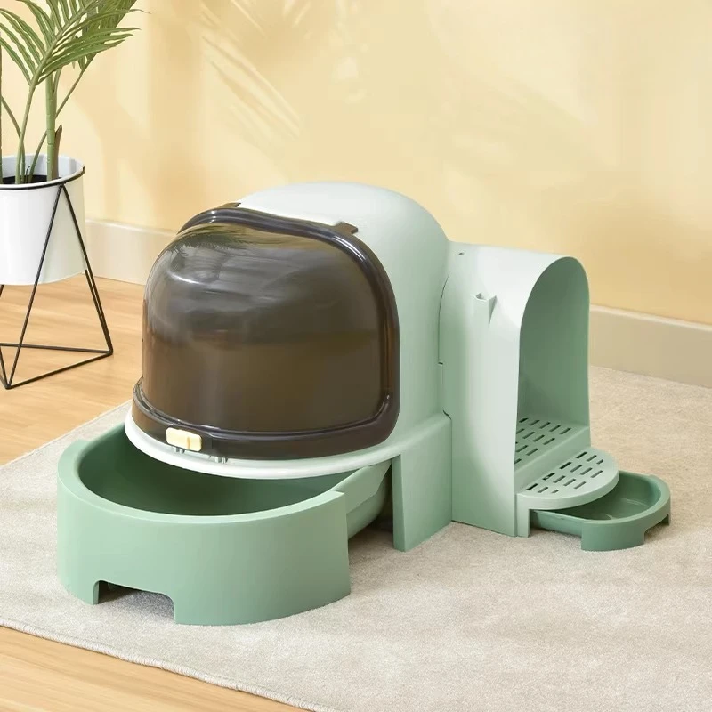 Plastic Side Entrance cat Litter Box Training Closed Toilet Litter Box Sandbox Accessories Defecation Gato Accesorios Home Items
Plastic Side Entrance cat Litter Box Training Closed Toilet Litter Box Sandbox Accessories Defecation Gato Accesorios Home Items