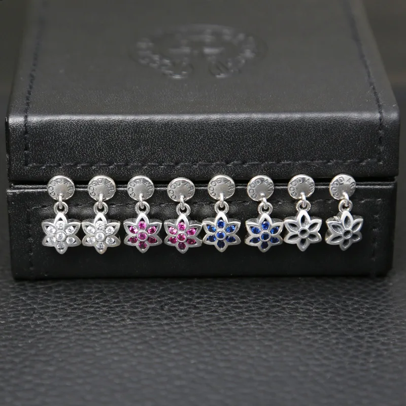S925 Sterling Silver Fashion Jewelry Japanese cherry blossom earrings trendy Korean version female personality silver ear decora
S925 Sterling Silver Fashion Jewelry Japanese cherry blossom earrings trendy Korean version female personality silver ear decora